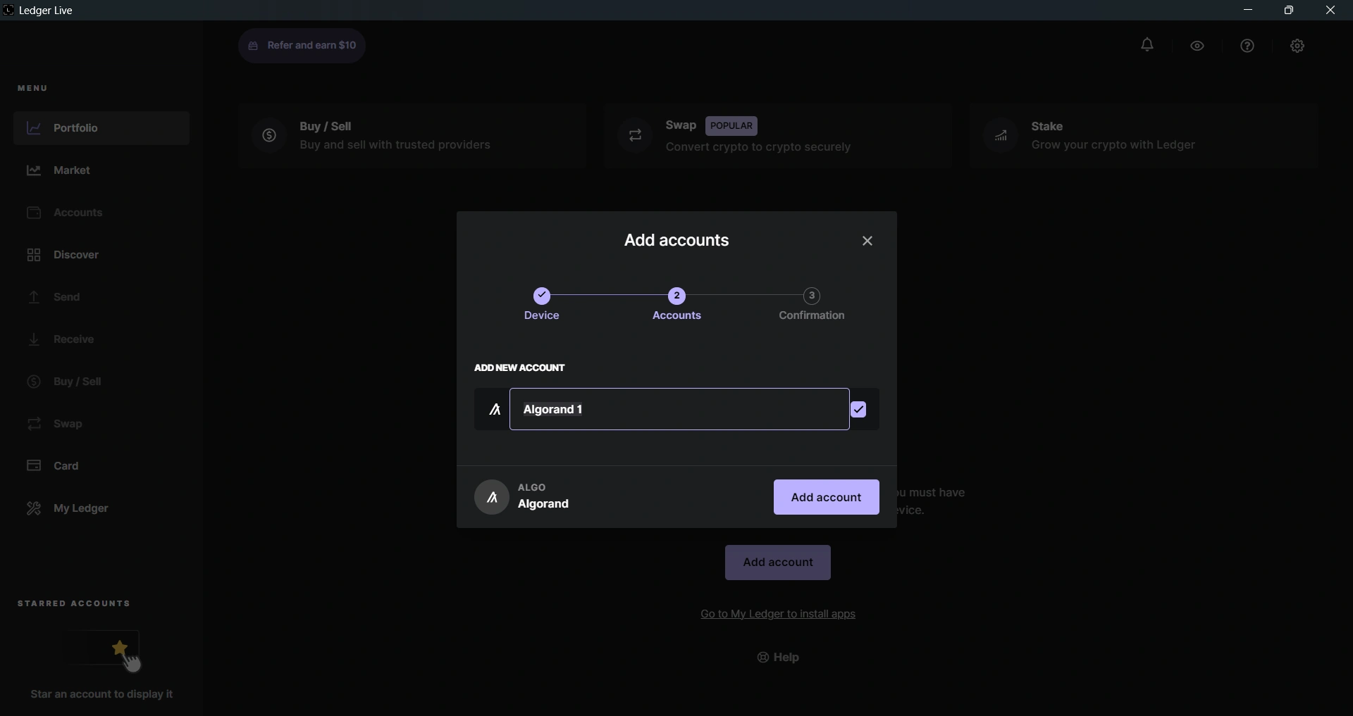 Ledger Nano Account Rename