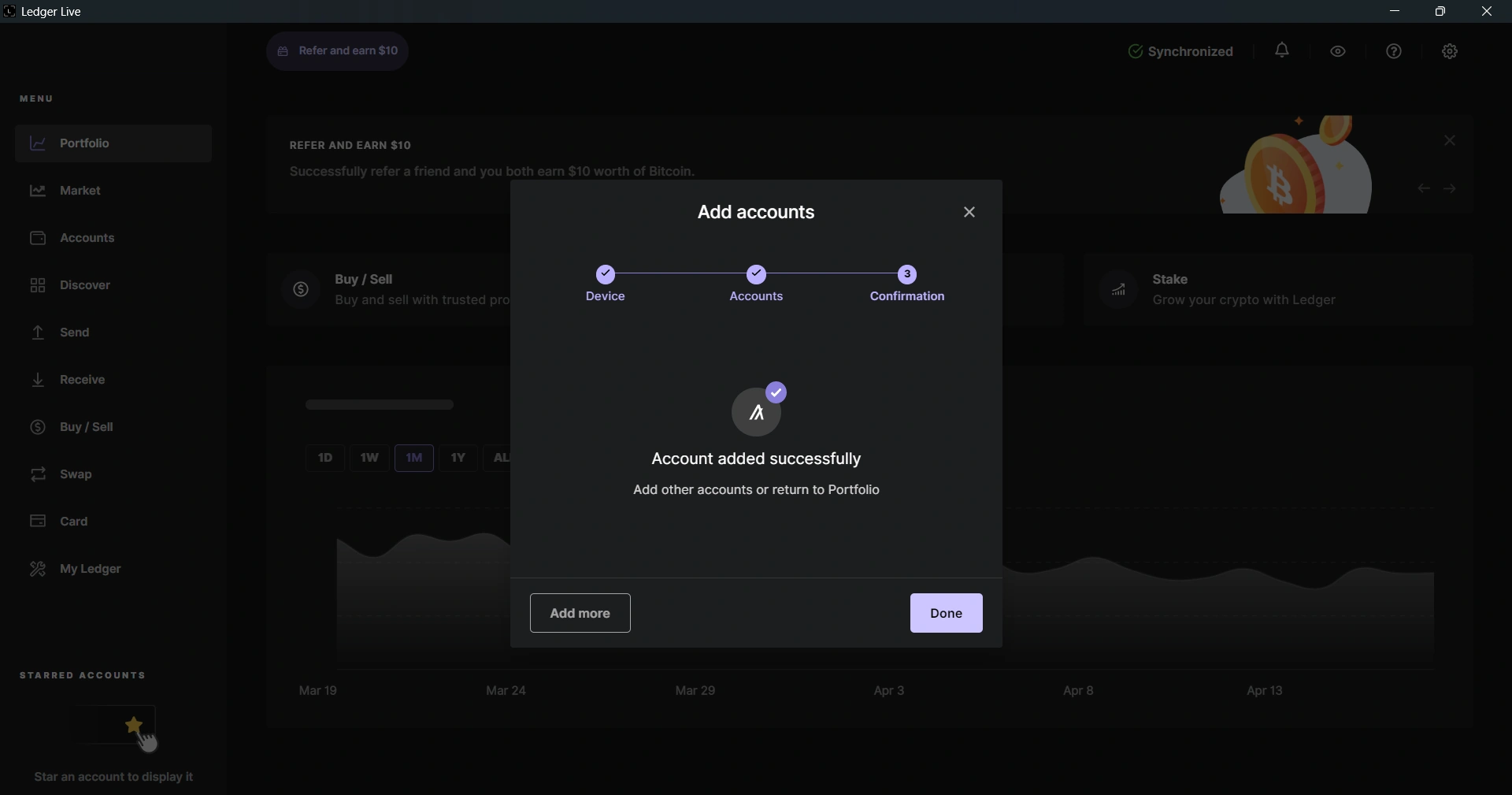 Ledger Nano Algorand Setup Done