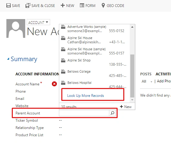 Dynamics CRM