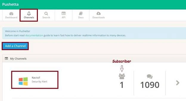Send A Notification When On Mq2 Gas Sensor Detection