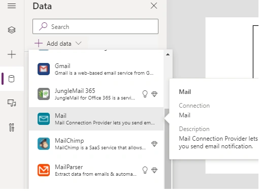 Send An Email Notification Using Mail Connector In PowerApps