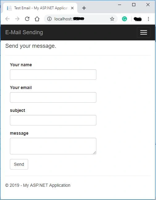 Send Email Using ASP.NET MVC And Web API