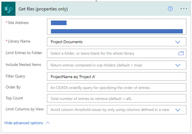 Get file properties