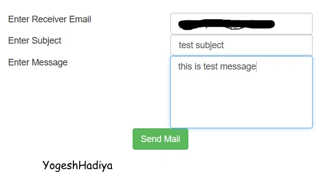 Send Mail From ASP.NET Web Form Website