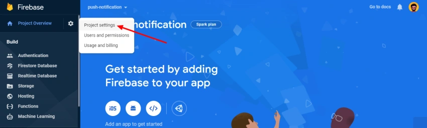 Send Push Notification To Android Device From .Net Core Web API