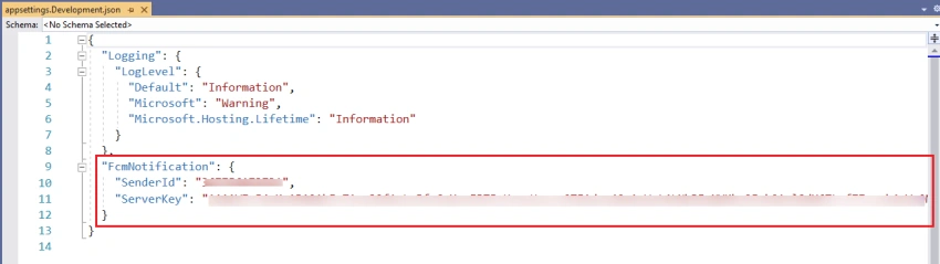 Send Push Notification To Android Device From .Net Core Web API