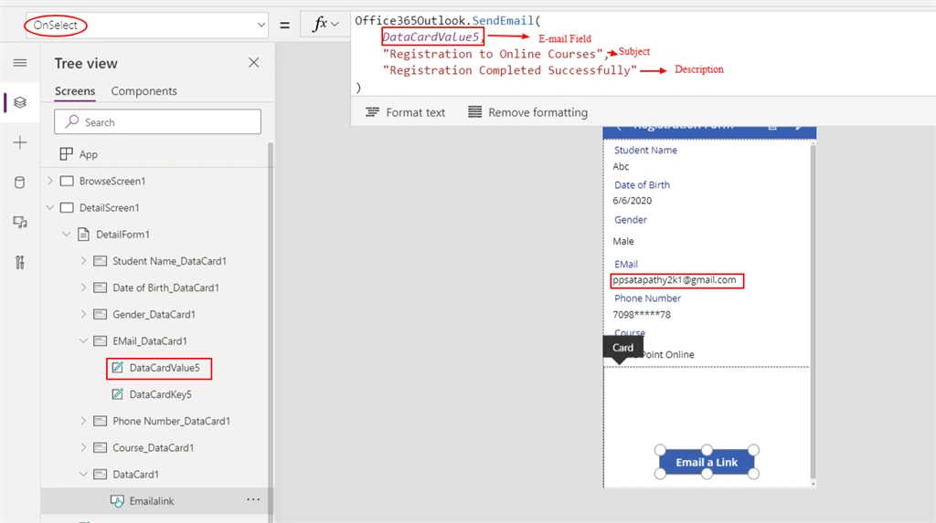 Sending An E-mail From PowerApps