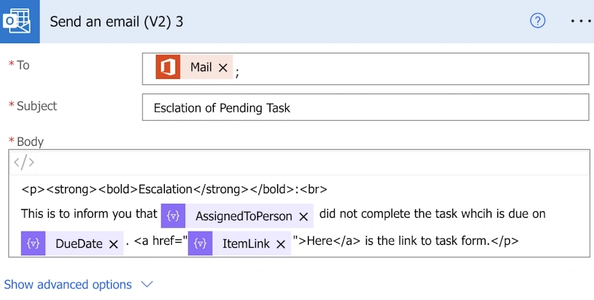 Send email