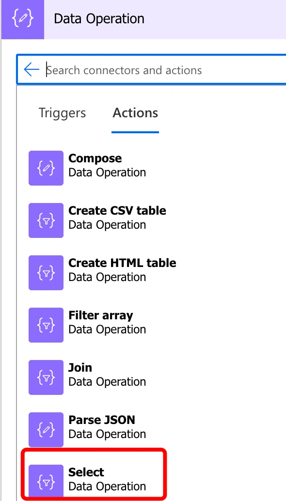Data operation