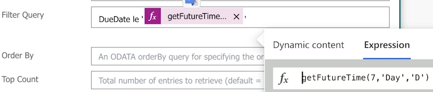 Filter query