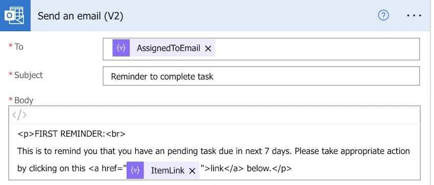 Send email