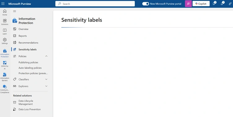 Sensitivity Labels