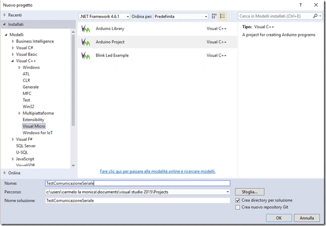 test project with Visual Micro