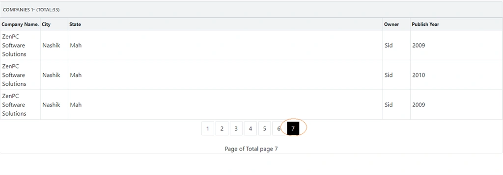 Server Side Pagination Using ASP.NET Core And Angular 8