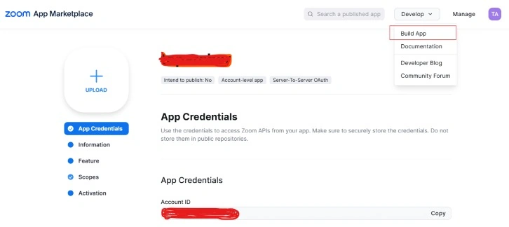 Build App