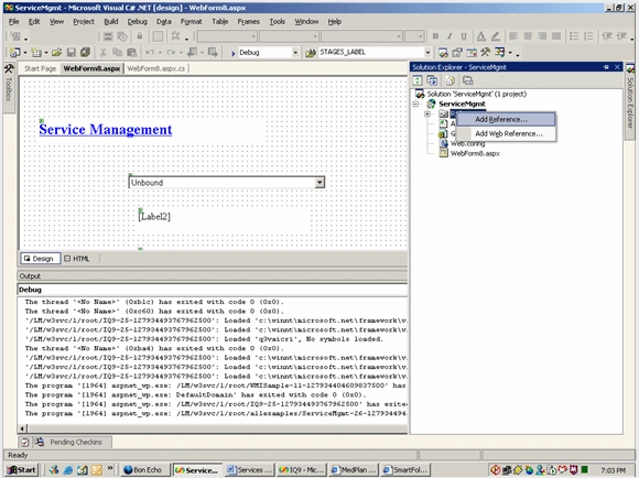 System.Management(in Solution Explorer)