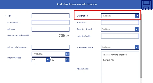 Set A Default Value Of The Look Up Column In PowerApps New Form