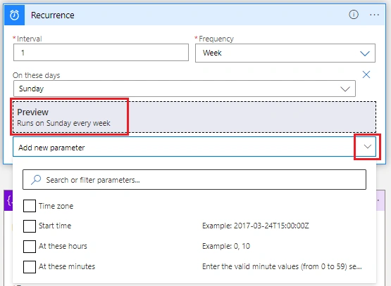 New parameter