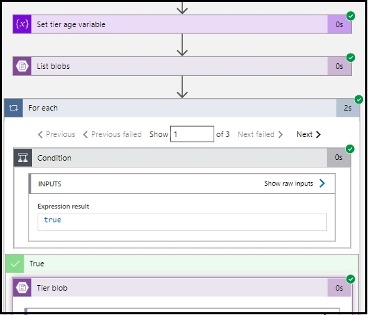 Set tier variable