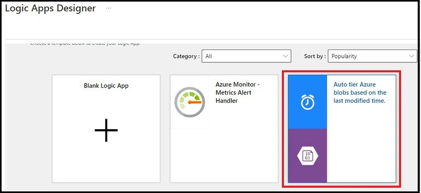 Azure blobs