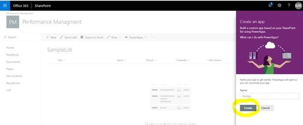 create an app