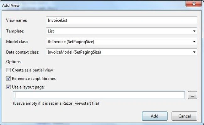 Pagination in Asp.Net MVC