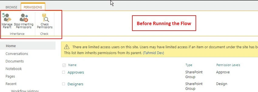 Permissions