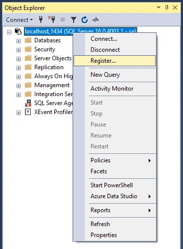 Object Explorer