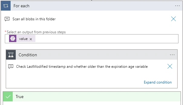 Set The Auto Delete For Old Azure Blobs Based On The Last Modified Time Using Azure Logic App