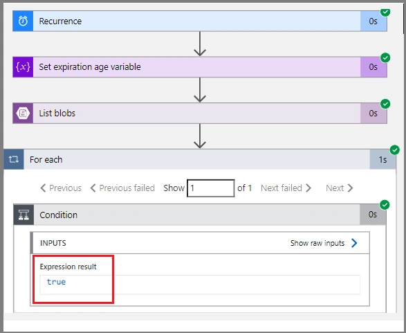 Set The Auto Delete For Old Azure Blobs Based On The Last Modified Time Using Azure Logic App