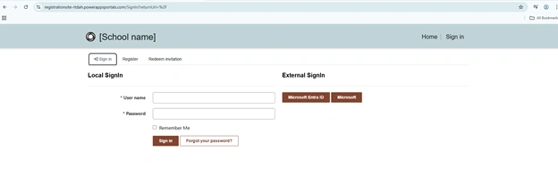 Microsoft login