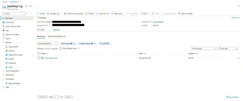 Azure portal
