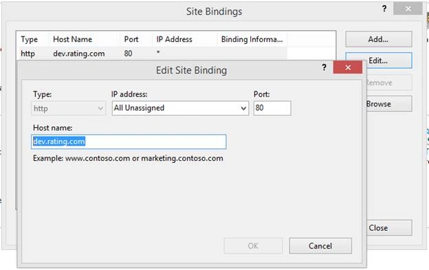 Assign Host name
