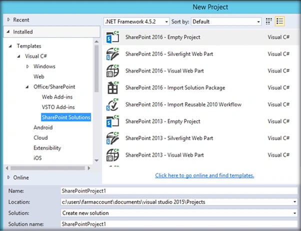 project templates