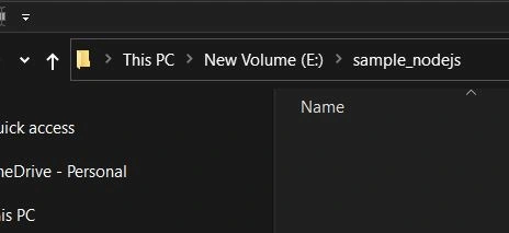 Set Up The Node Environment