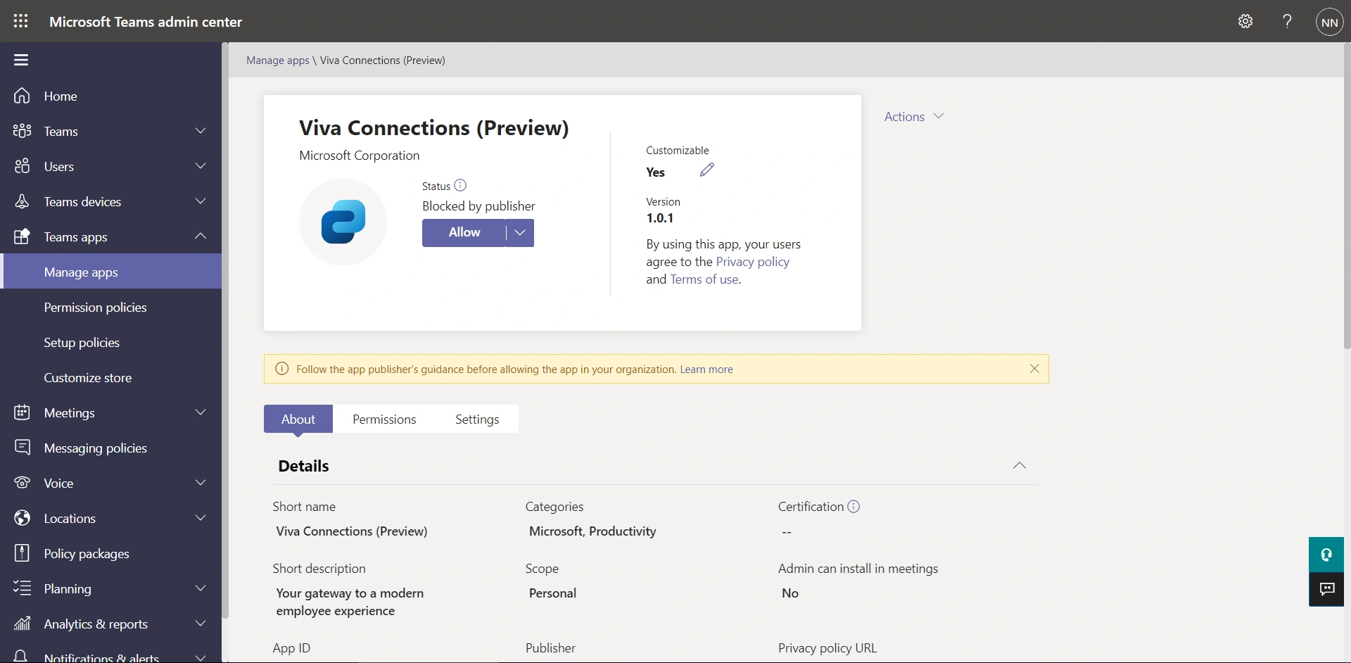 Set up Viva Connections