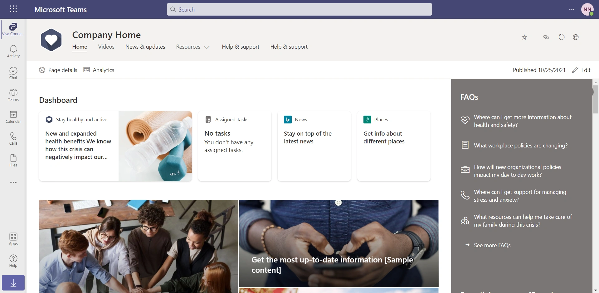 Set up Viva Connections