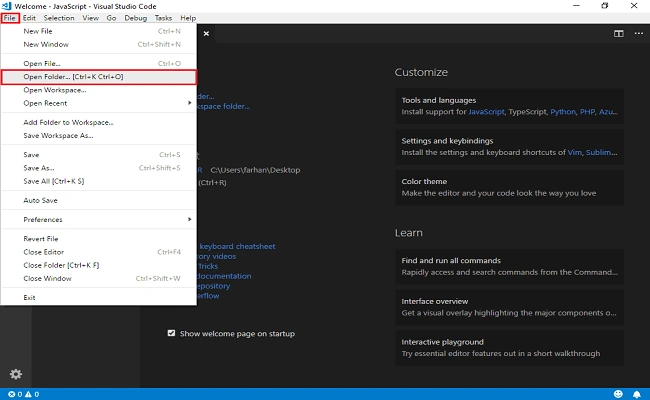 Setting Up Angular 7 Development Environment