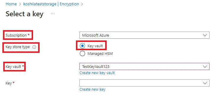 Select Key