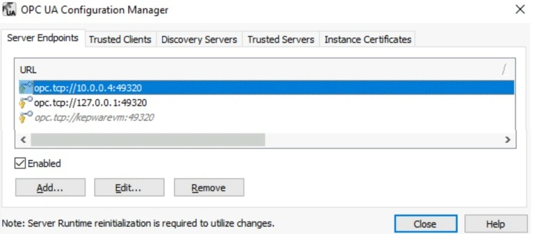 Configuration manager
