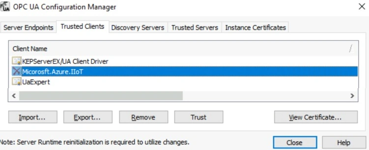Configuration manager