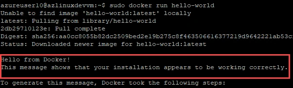 Setting Up Docker in Linux VM for Container Apps
