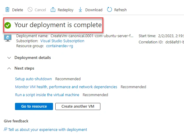 Setting Up Docker in Linux VM for Container Apps
