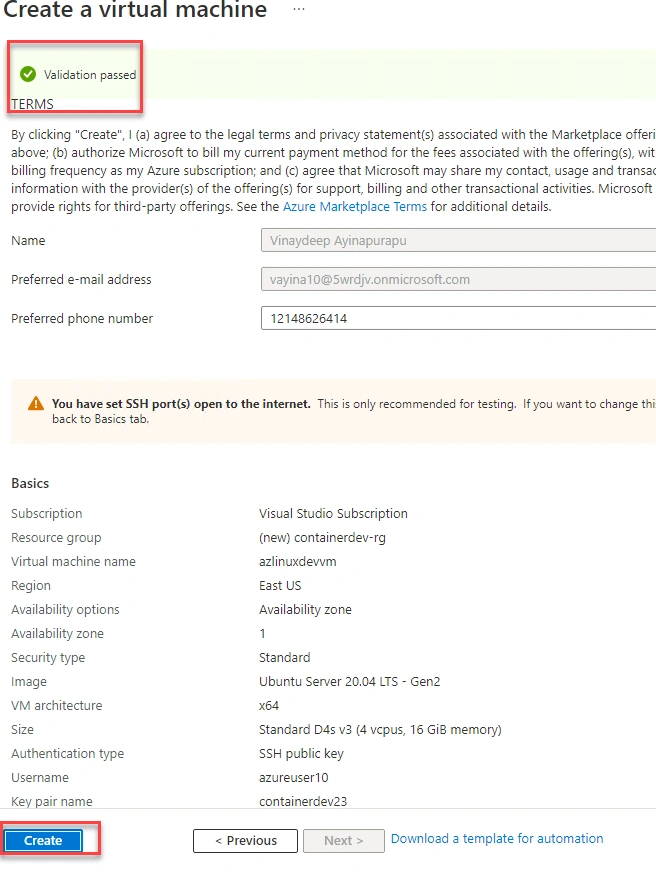 Setting Up Docker in Linux VM for Container Apps