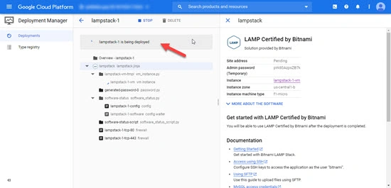 Setting Up LAMP Certified By Bitnami In Google Cloud Platform