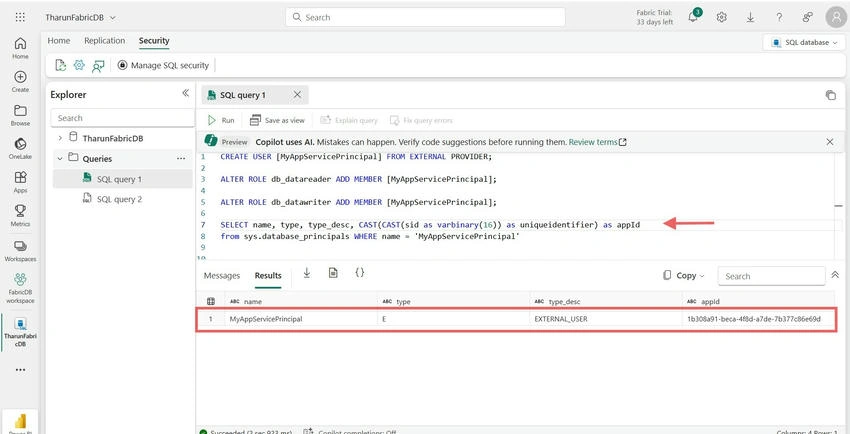 SQLgrp validation