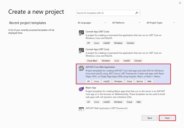 Setting Up MVC Core 3.0 Application With Empty Template