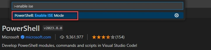  PowerShell ISE mode