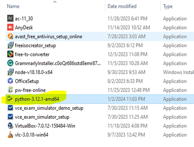 Download Python