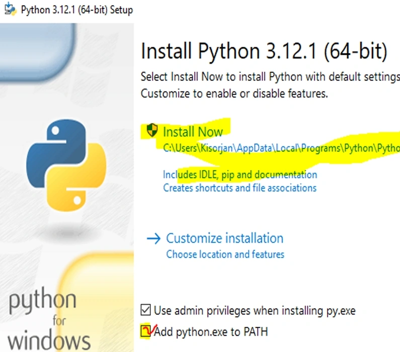 Install